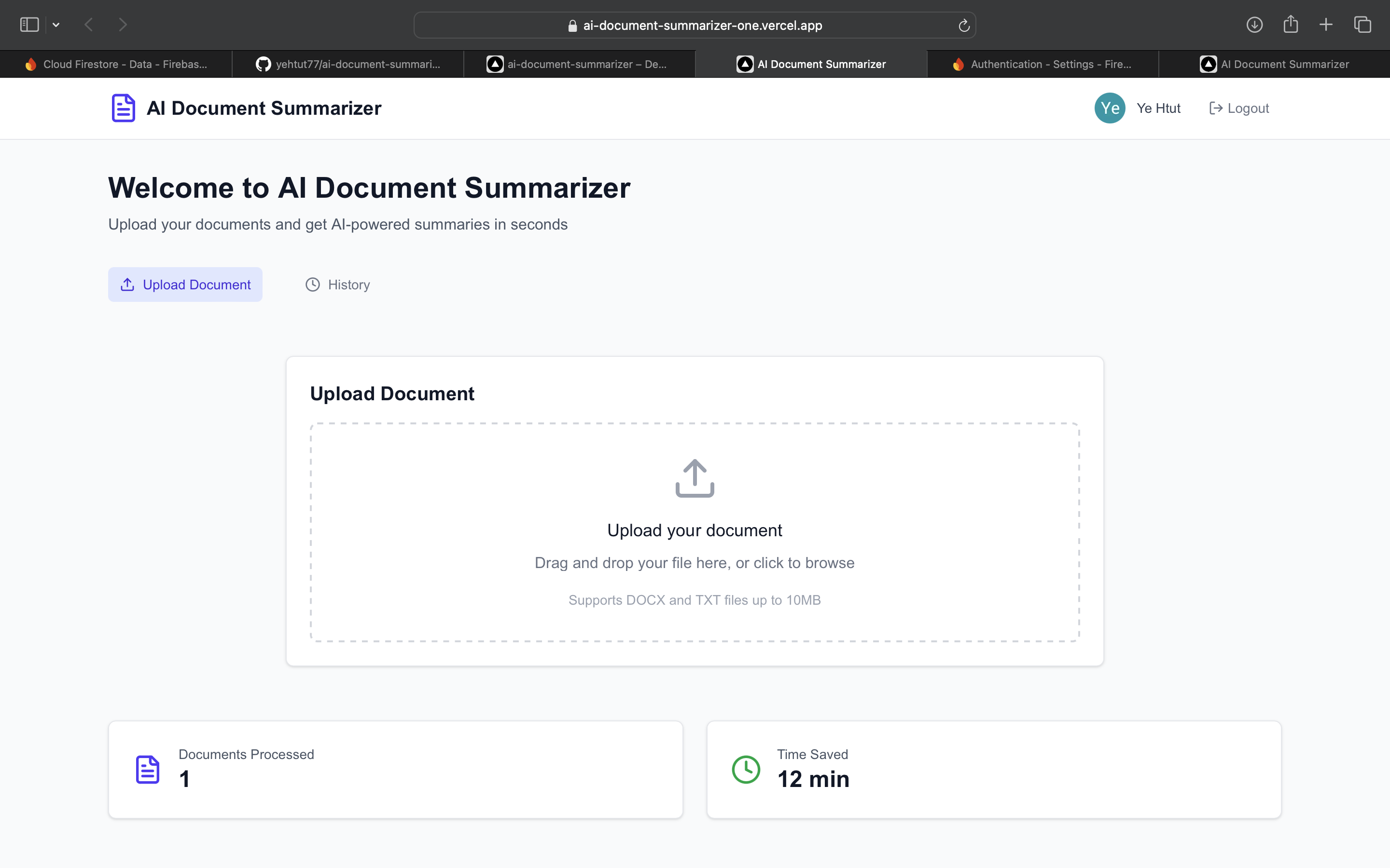 AI Document Summarizer